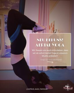 🌟Neu bei uns: Aerial Yoga 🧘‍♀️ 

Wir freuen uns euch mitteilen zu können, dass wir ab sofort Aerial Yoga bei uns im Studio anbieten können 🙏

Egal ob Yoga Einsteiger oder schon erfahren – Jedes Level ist willkommen und wird individuell behandelt 🫶

Als Vereinsmitglied hast du Zugang zu all unseren Kursangeboten und kannst dadurch ein vielseitiges Training erleben 💖

💌 Du möchtest unseren Verein kennenlernen? Schreibe uns gerne eine PN oder eine Anfrage an anfrage@verticalsouls.de - Wir freuen uns auf dich! ☺️🌈

#aerialyoga #poledancehannover #polecommunity #yoga